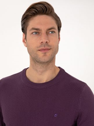 پلیور مردانه ارغوانی پیرکاردین