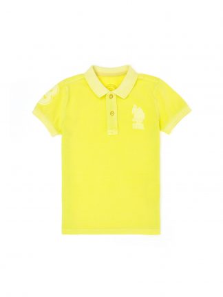 پولوشرت پسرانه زرد روشن یو اس پولو