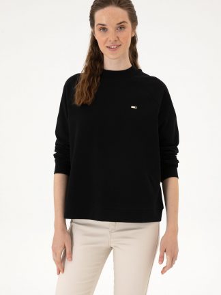 سویشرت زنانه مشکی یو اس پولو