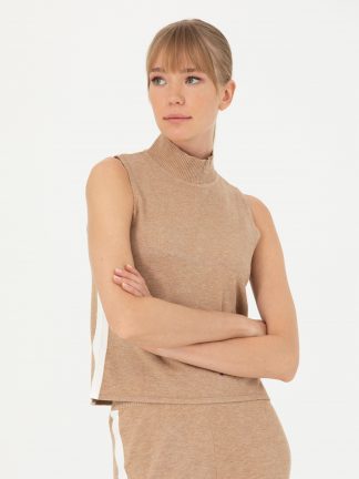 تاپ زنانه بژ پیرکاردین