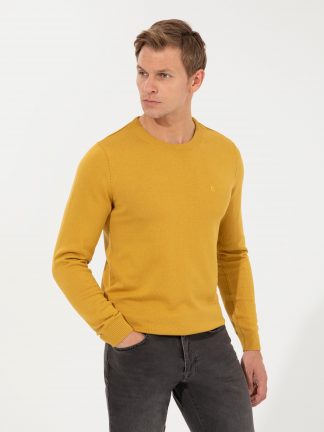 پلیور مردانه خردلی پیرکاردین