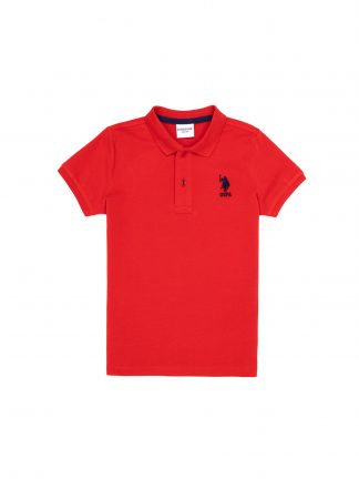پولوشرت پسرانه قرمز یو اس پولو