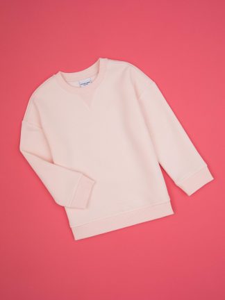 سویشرت دخترانه صورتی روشن یو اس پولو