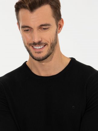 پلیور مردانه مشکی پیرکاردین