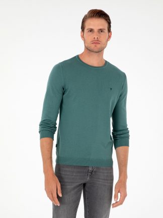 پلیور مردانه سبز پیرکاردین