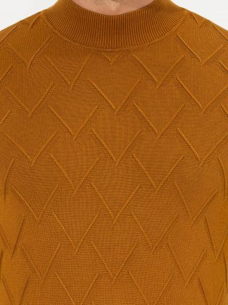 پلیور مردانه قهوه ای پیرکاردین