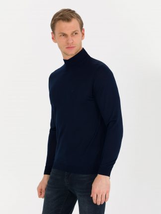 پلیور مردانه سرمه ای پیرکاردین