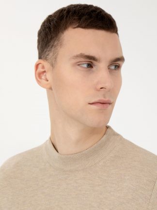 پلیور مردانه طوسی ملانژ پیرکاردین