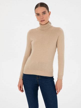 پلیور زنانه بژ پیرکاردین