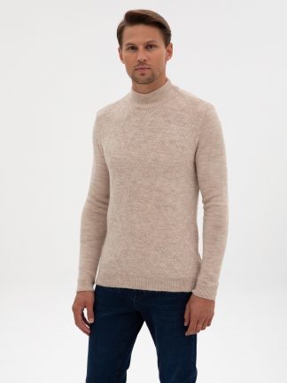 پلیور مردانه بژ پیرکاردین