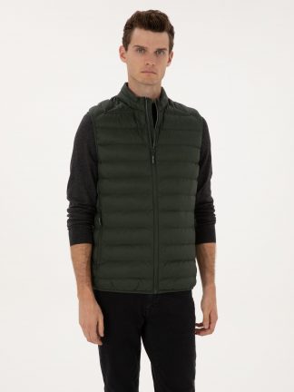 جلیقه مردانه خاکی تیره پیرکاردین