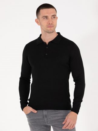 پلیور مردانه مشکی پیرکاردین