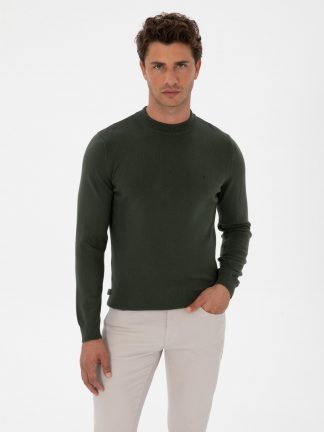 پلیور مردانه خاکی تیره پیرکاردین