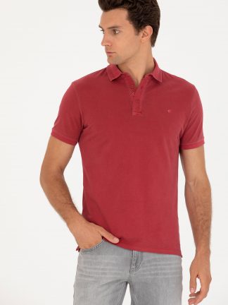 پولوشرت مردانه قرمز کاشارل