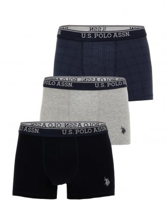 شورت مردانه خاکی ملانژ یو اس پولو