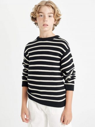 پلیور پسرانه مشکی دفکتو