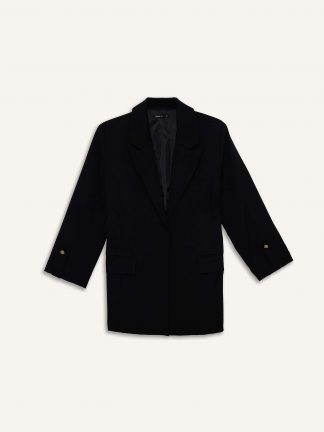 کت زنانه مشکی دفکتو