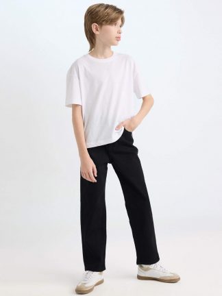 شلوار جین پسرانه مشکی دفکتو