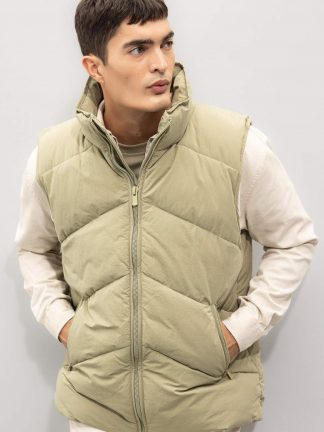 جلیقه ورزشی مردانه خاکی دفکتو