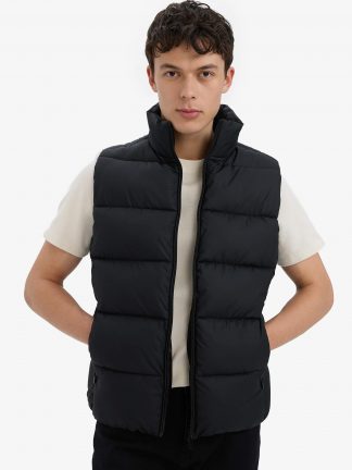 جلیقه مردانه مشکی دفکتو