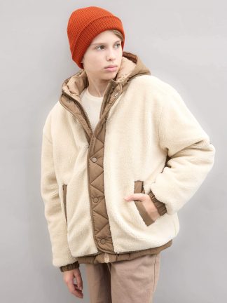 کاپشن پسرانه بژ دفکتو