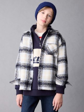 پیراهن پسرانه سرمه ای دفکتو