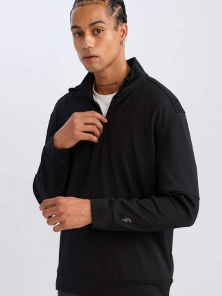 سویشرت مردانه مشکی دفکتو