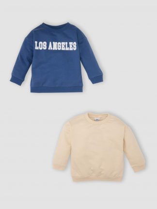 سویشرت نوزاد پسر بژ دفکتو