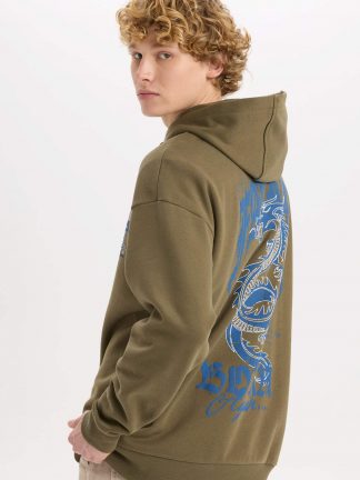 هودی مردانه خاکی دفکتو