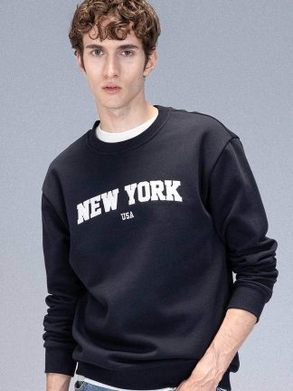 سویشرت مردانه سرمه ای دفکتو