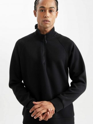 سویشرت مردانه مشکی دفکتو