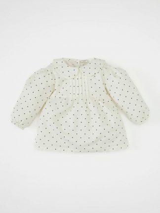 پیراهن نوزاد دختر دفکتو