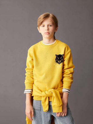 سویشرت پسرانه زرد دفکتو