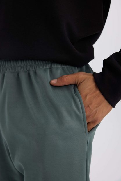 شلوار راحتی مردانه سبز دفکتو