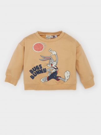 سویشرت نوزاد پسر بژ دفکتو