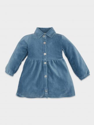 پیراهن نوزاد دختر آبی دفکتو