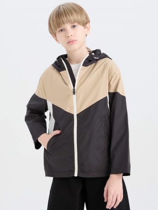 بارانی پسرانه مشکی دفکتو