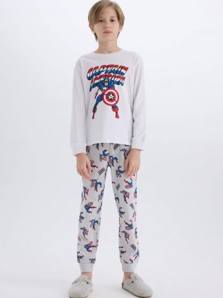 ست لباس راحتی پسرانه سفید دفکتو