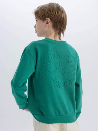 سویشرت پسرانه سبز دفکتو