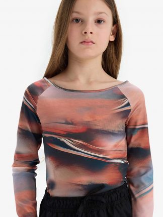 تی شرت دخترانه بژ دفکتو