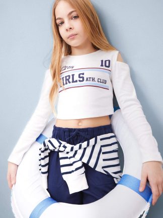 تی شرت دخترانه بژ دفکتو