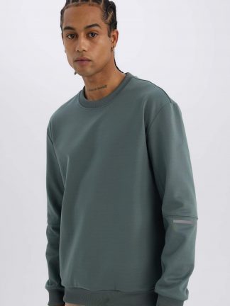 سویشرت مردانه سبز دفکتو