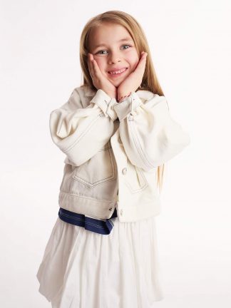 کت دخترانه سفید دفکتو