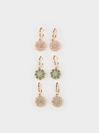 گوشواره زنانه چند رنگ دفکتو