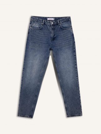 شلوار جین اسلیم فیت مردانه نعنایی (فرعی) (مادر:آبی) دفکتو