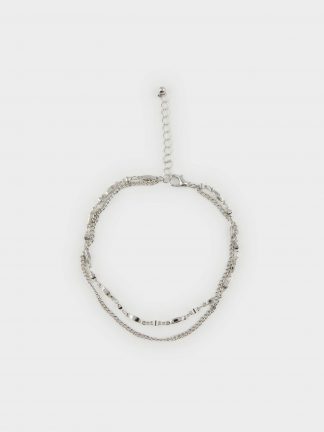 دستبند و النگو نقره ای دفکتو