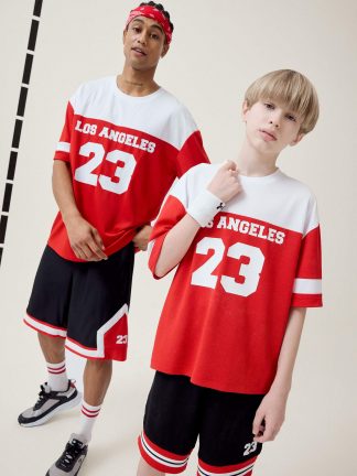 تی شرت پسرانه قرمز دفکتو