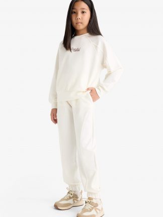 شلوار جاگر دخترانه بژ دفکتو