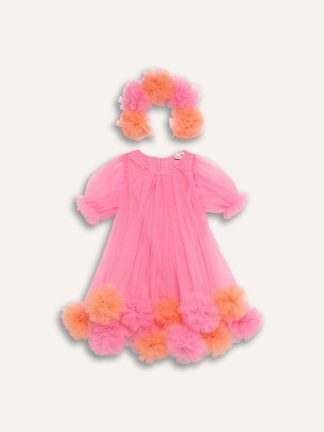 پیراهن نوزاد دختر دفکتو