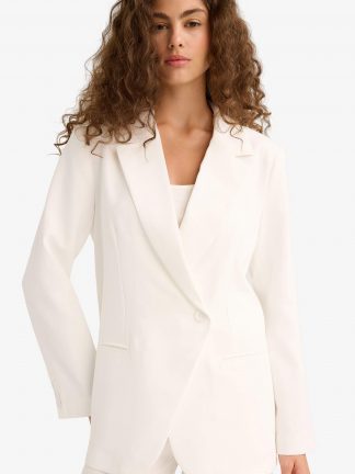 کت زنانه سفید دفکتو